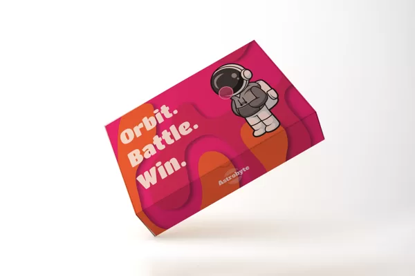 Packaging box design created using Adobe Illustrator and InDesign.